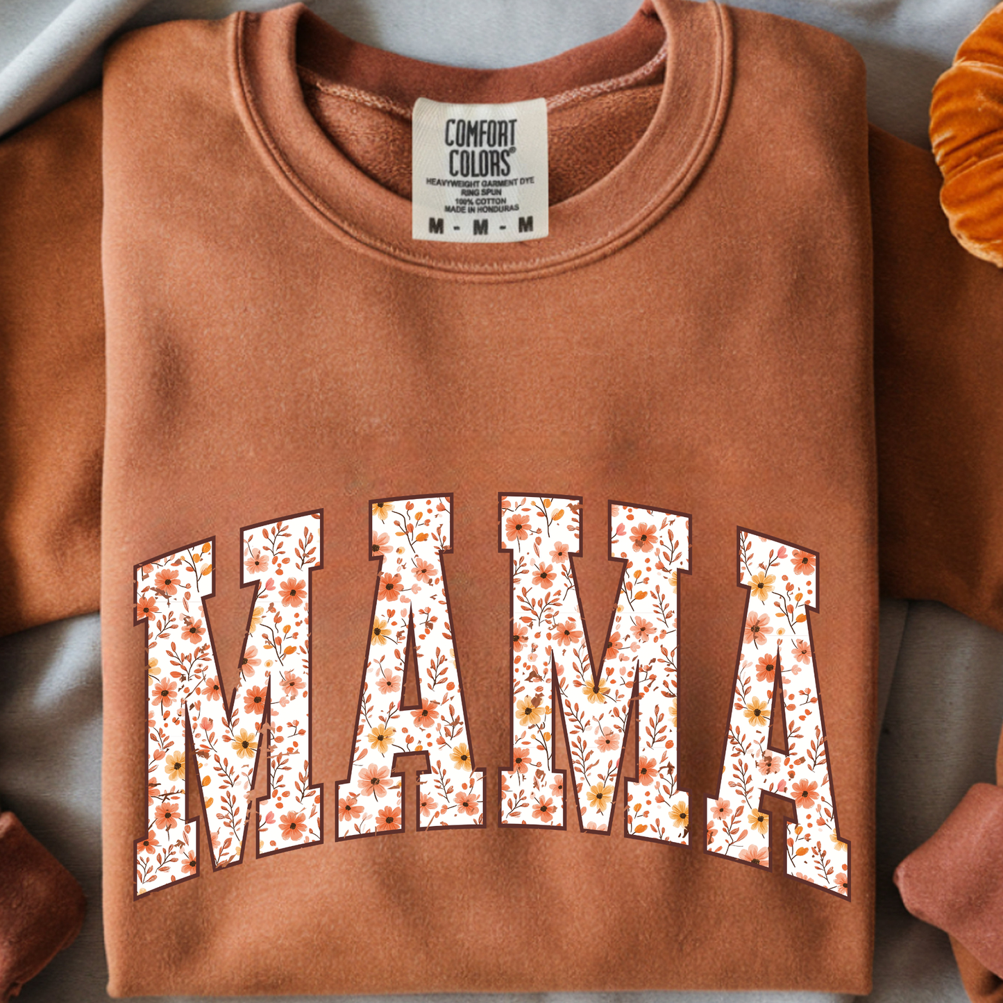 Fall Floral Mama DTF Print