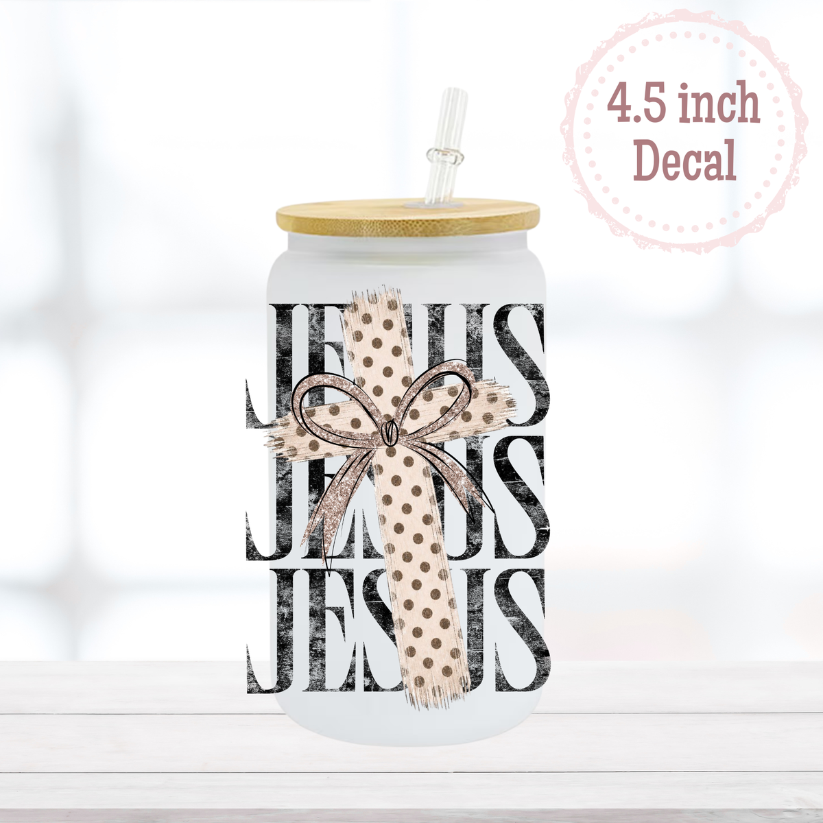 Jesus UVDTF Decal
