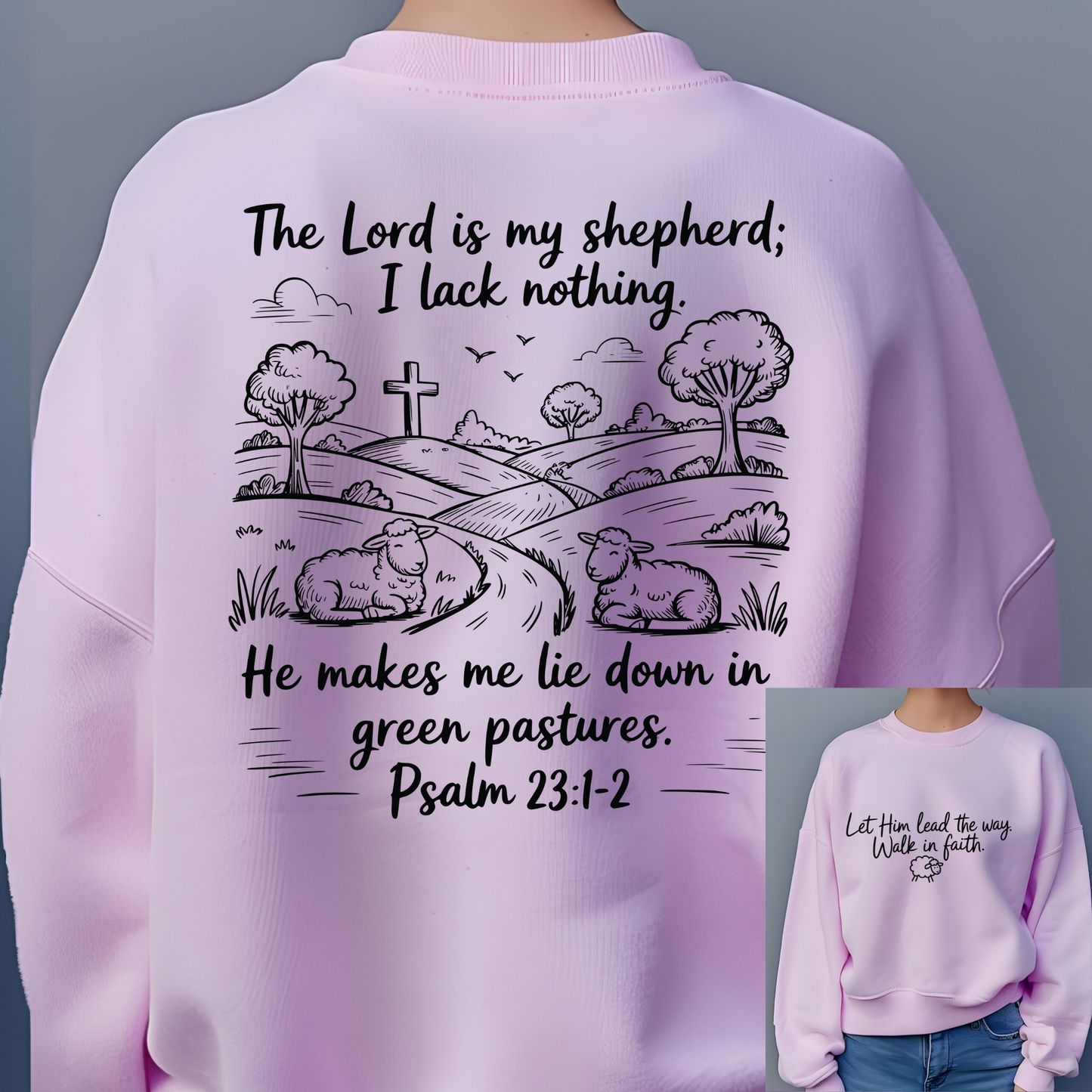 Shepherd DTF Front and Back Prints