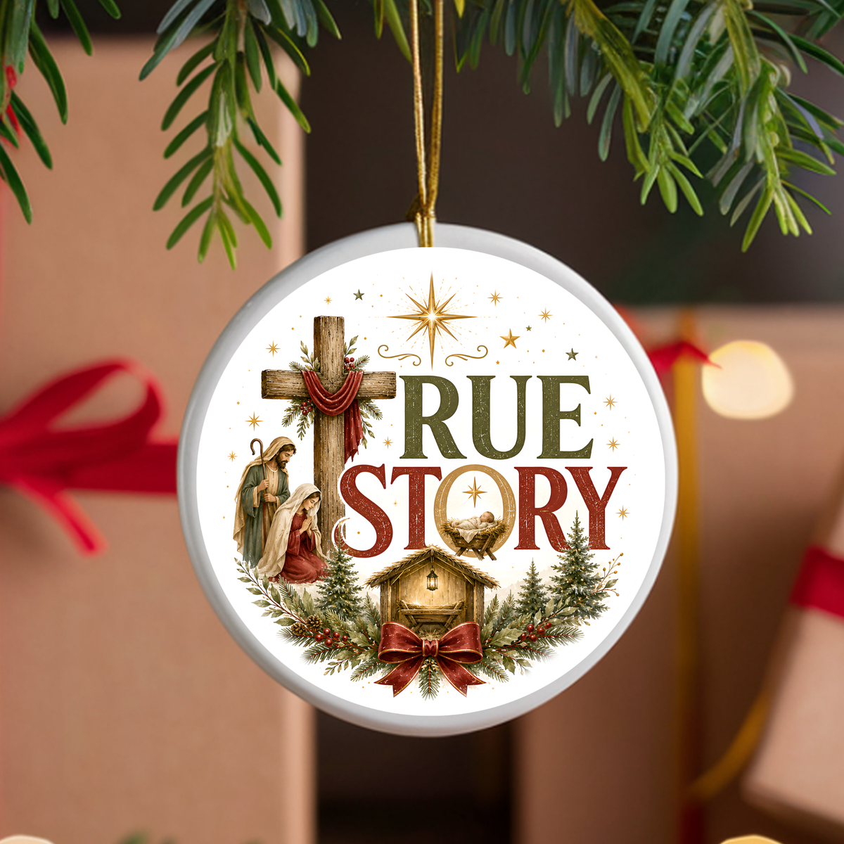 True Story UVDTF Ornament Decal