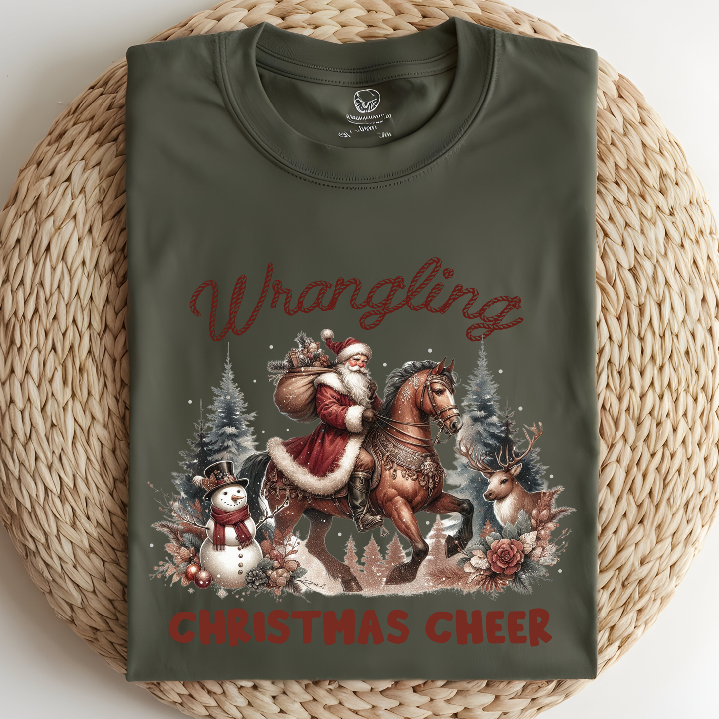 Wrangling Christmas Cheer DTF Print