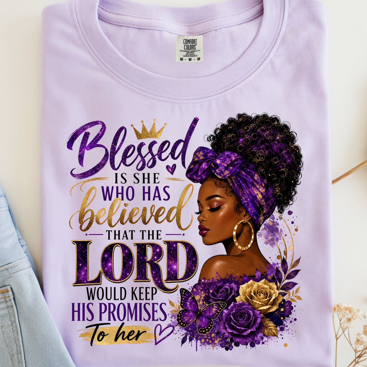 Blessed is She DTF Transfer