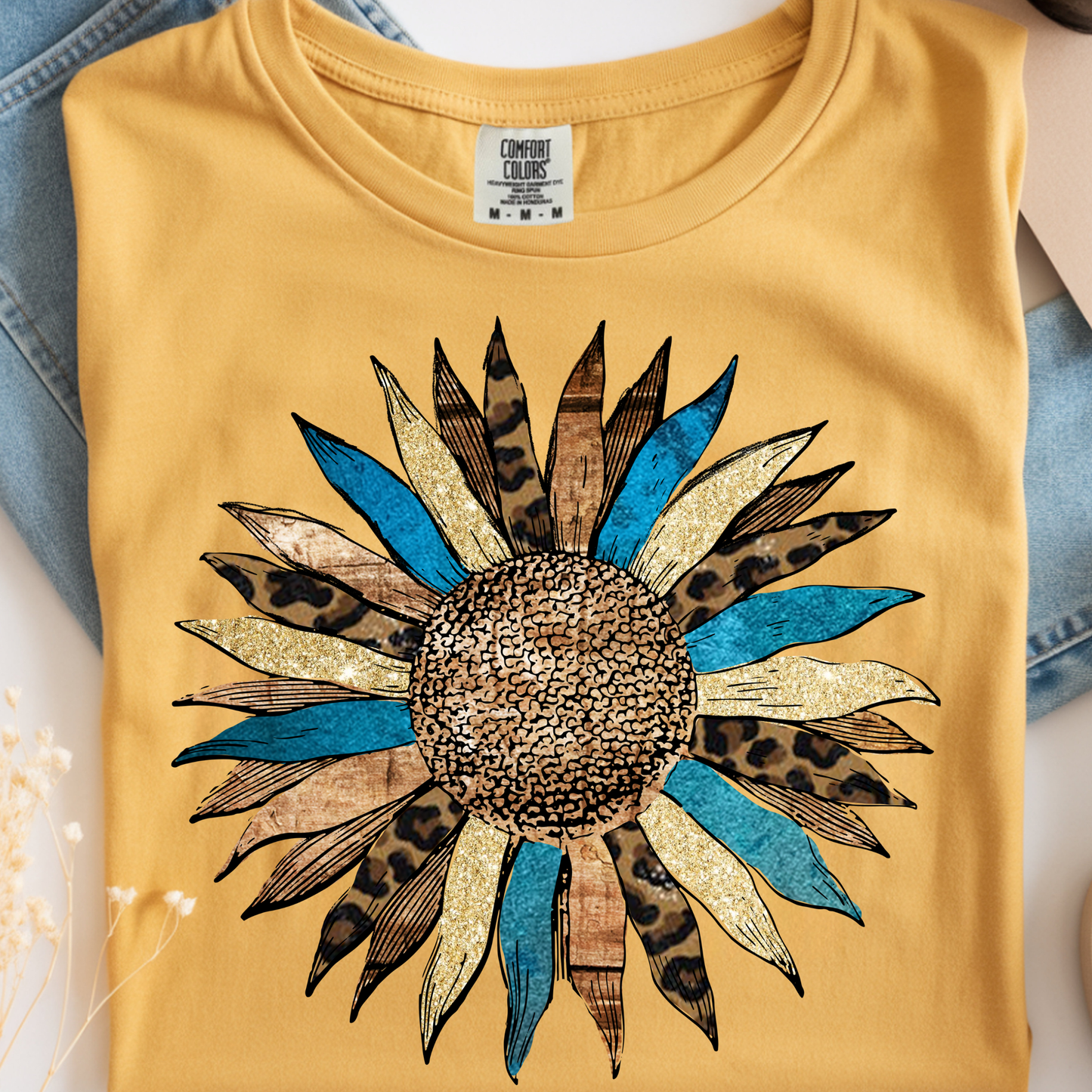 Flower DTF Print