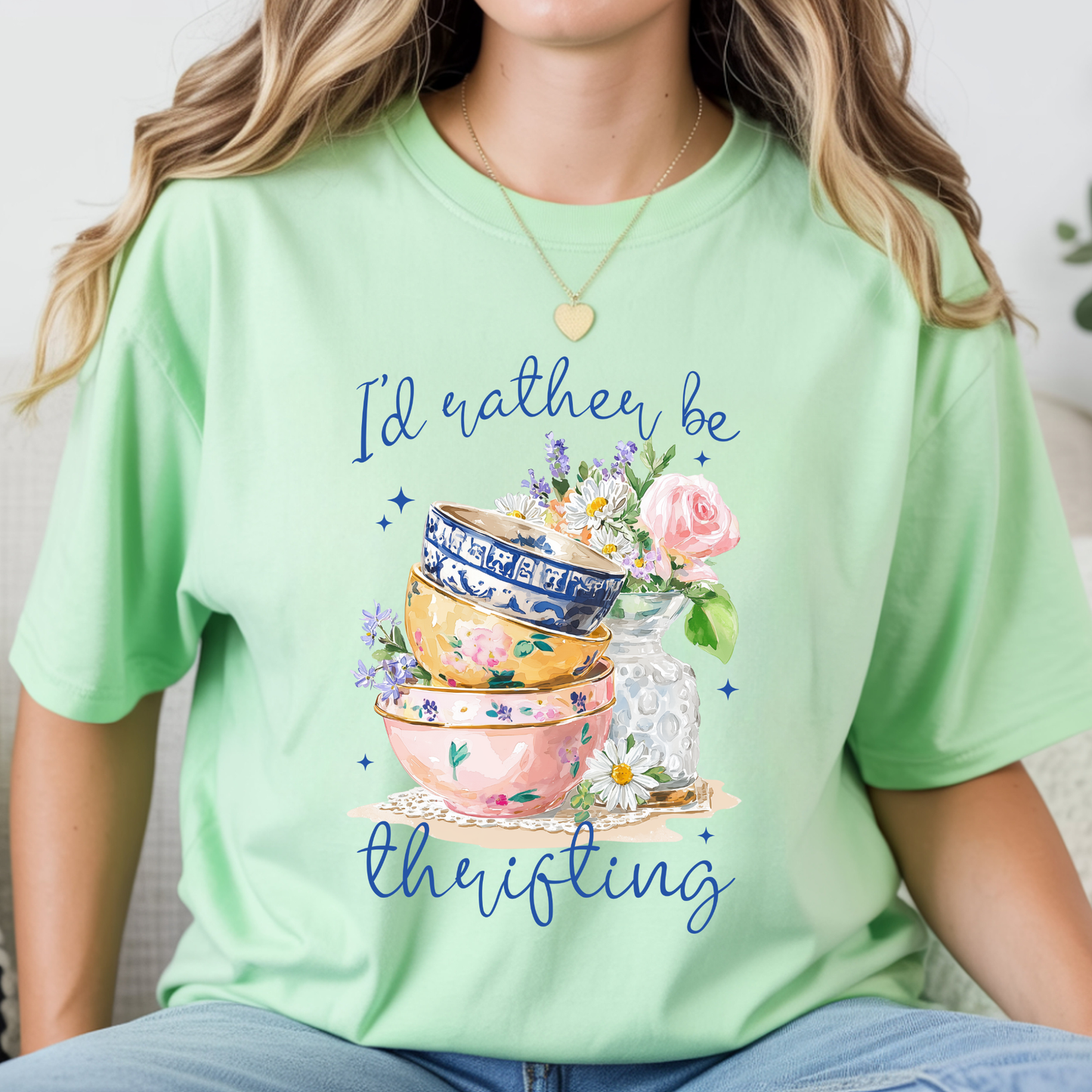 Rather be Thrifting DTF Print