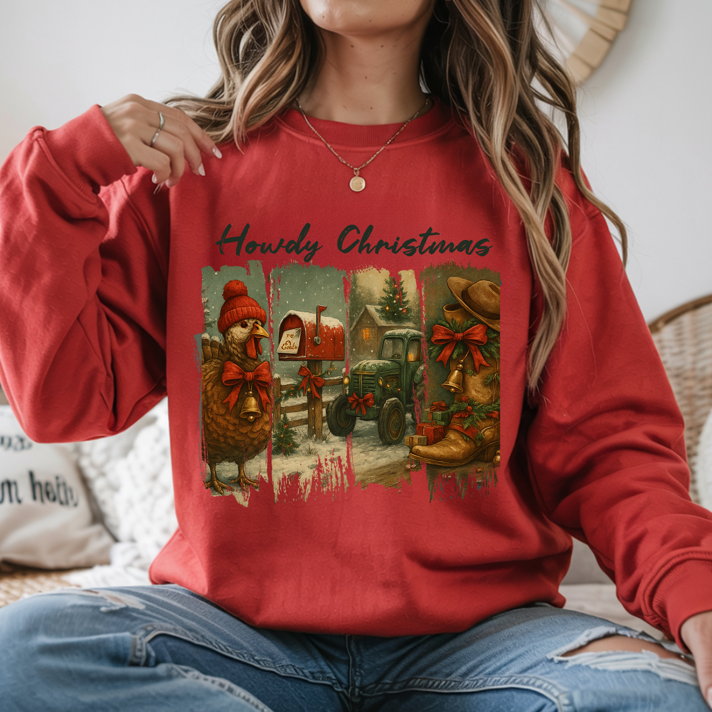 Howdy Christmas DTF Print