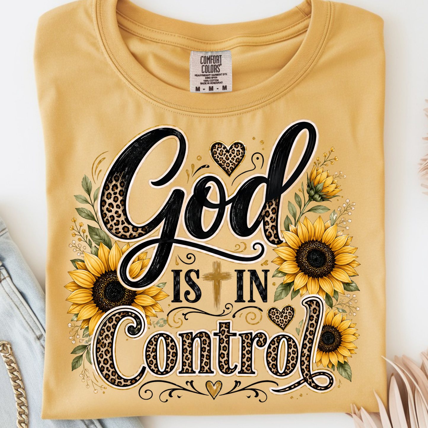 God is in Control DTF Print