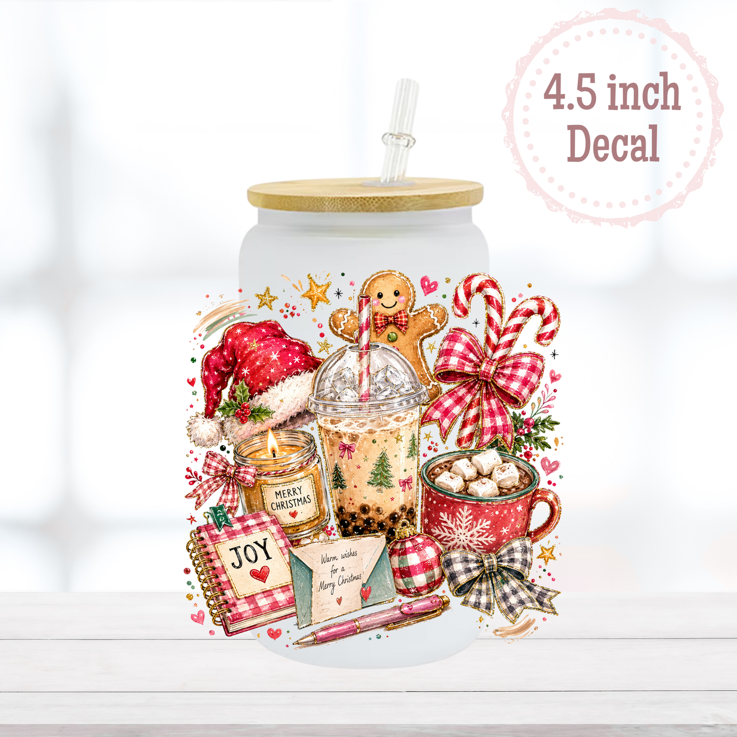 Christmas Items UVDTF Decal