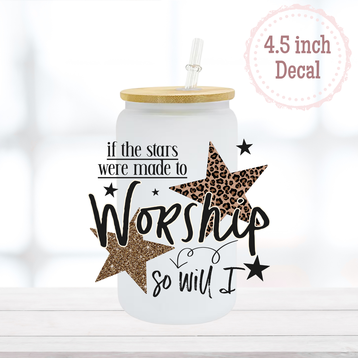 Stars Worship UVDTF Decal
