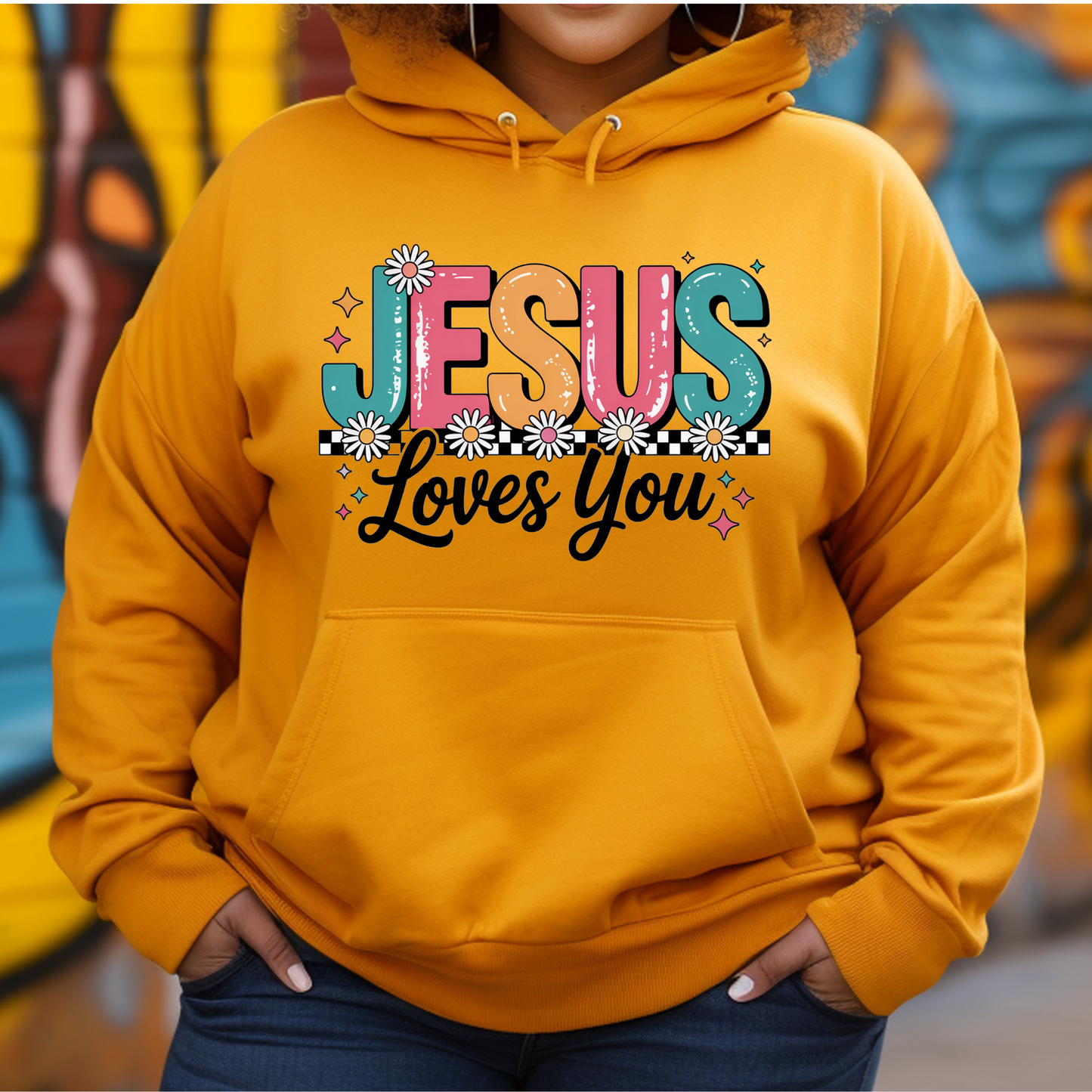 Jesus Loves You DTF Print