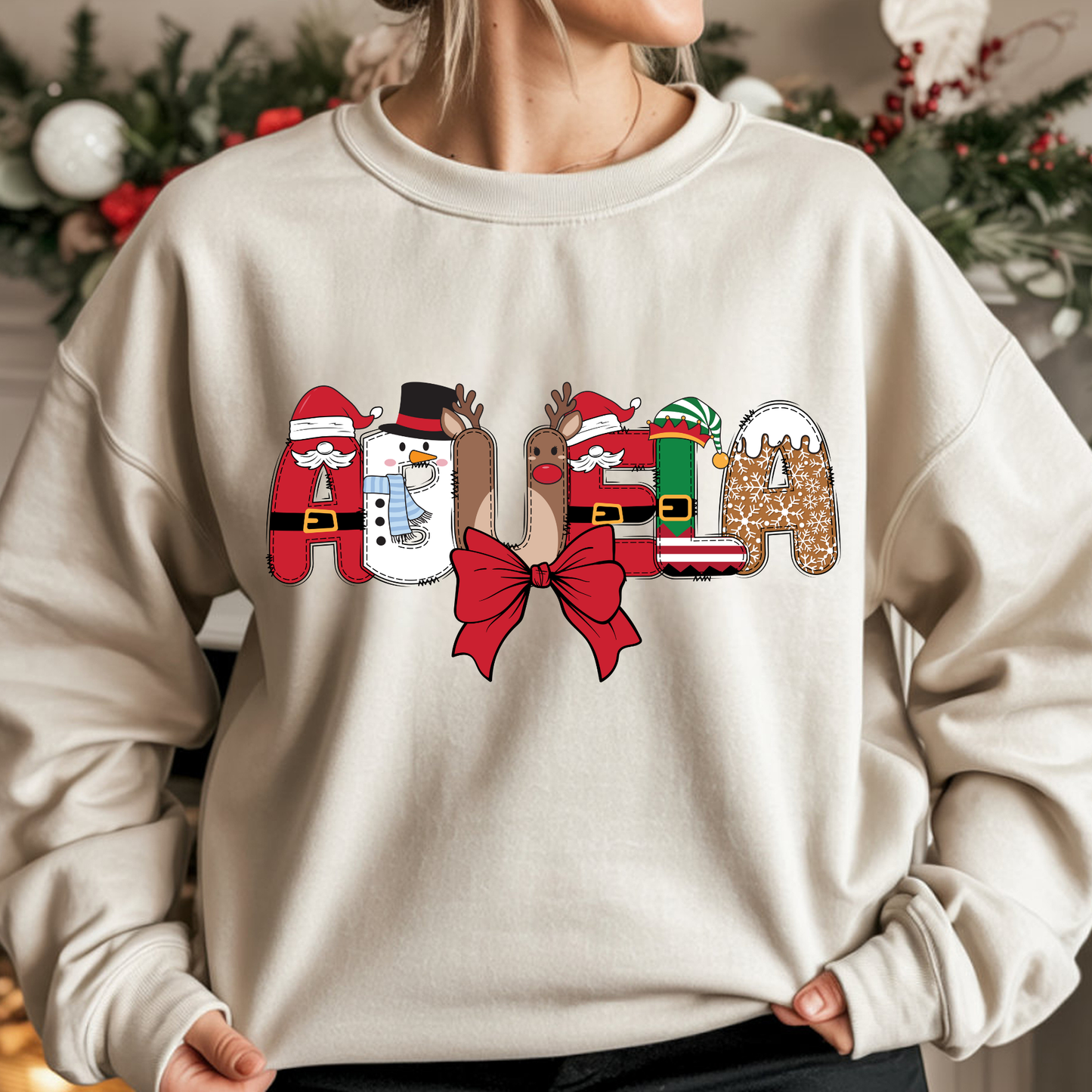 Abuela Christmas DTF Print