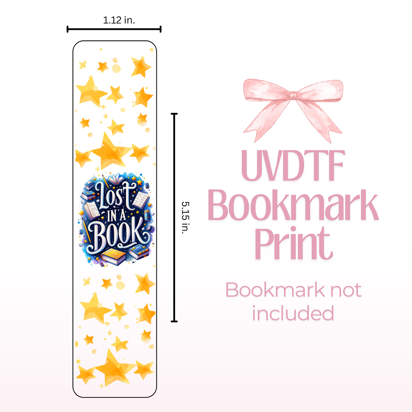 Lost in a Book Double Sided Bookmark