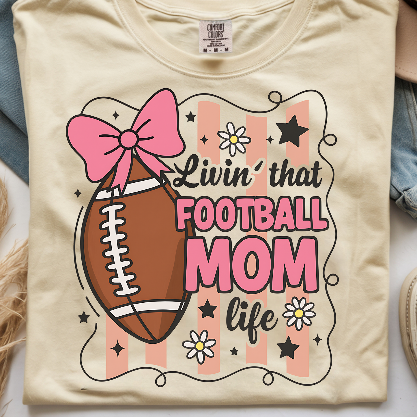 Football Mom DTF Print