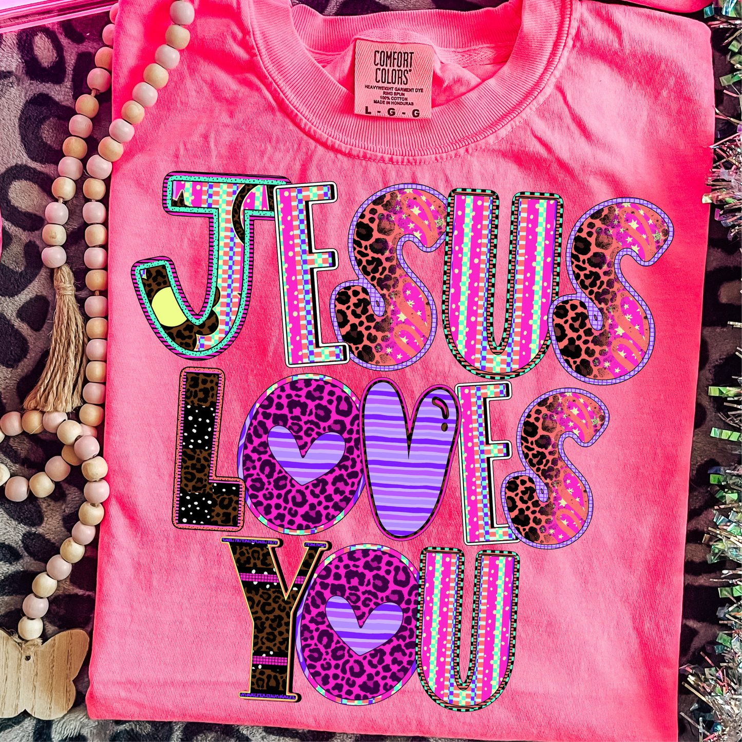 Jesus Loves You DTF Print