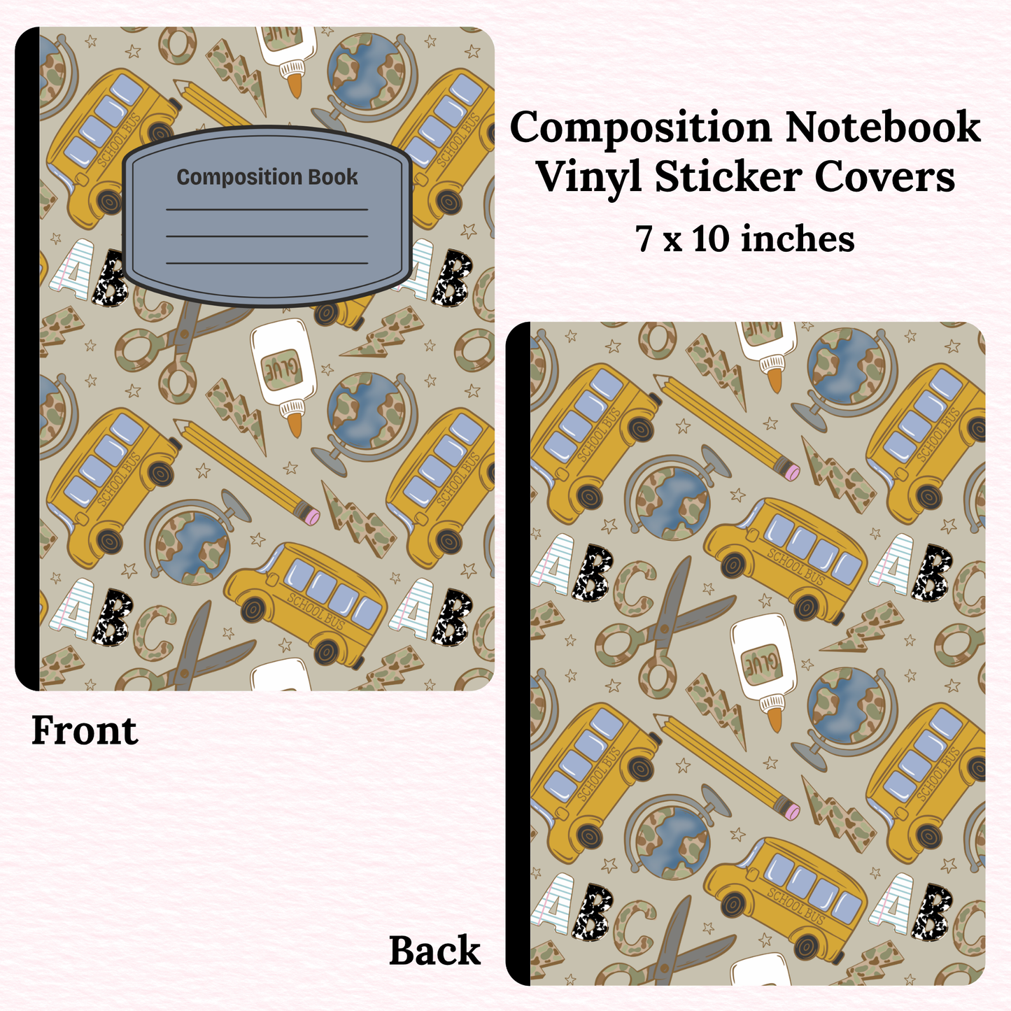 School Composition Notebook Vinyl Cover