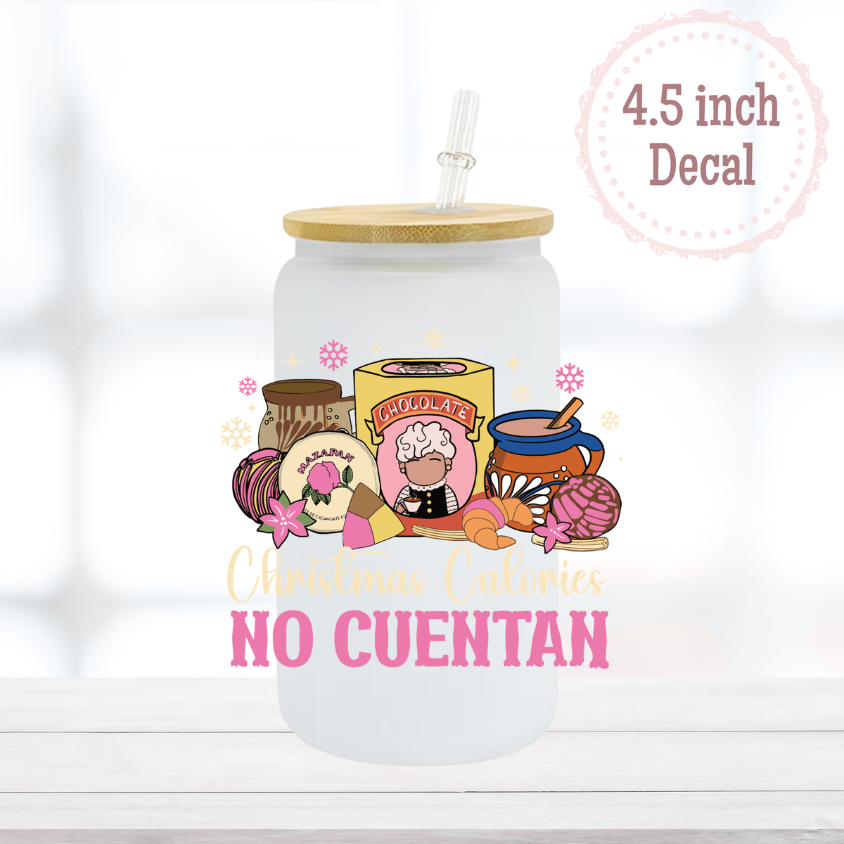 Calories No Cuentan UVDTF Decal
