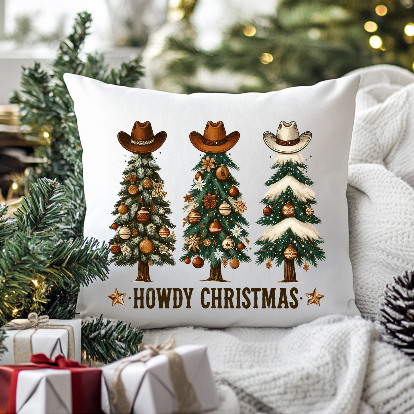 Howdy Christmas DTF Print