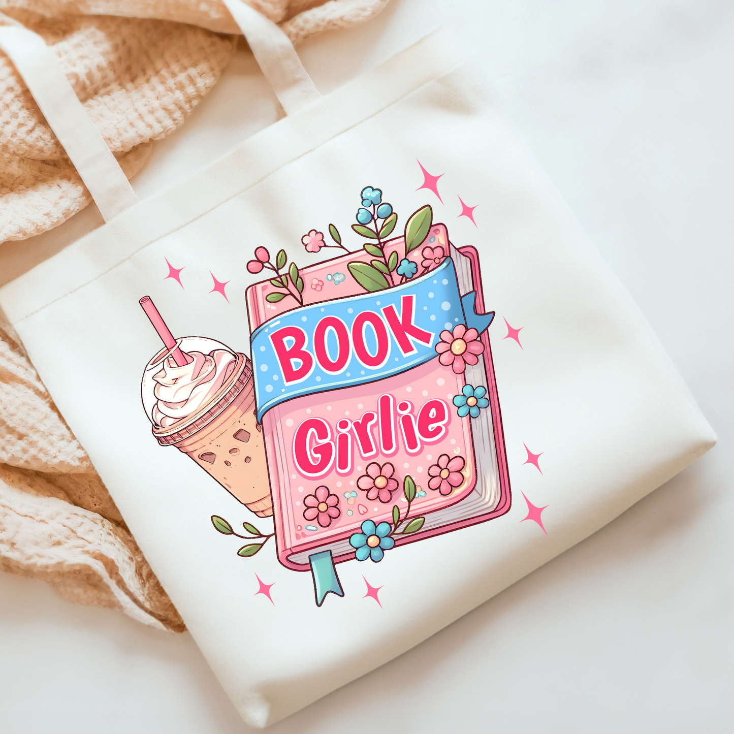 Book Girlie DTF Print