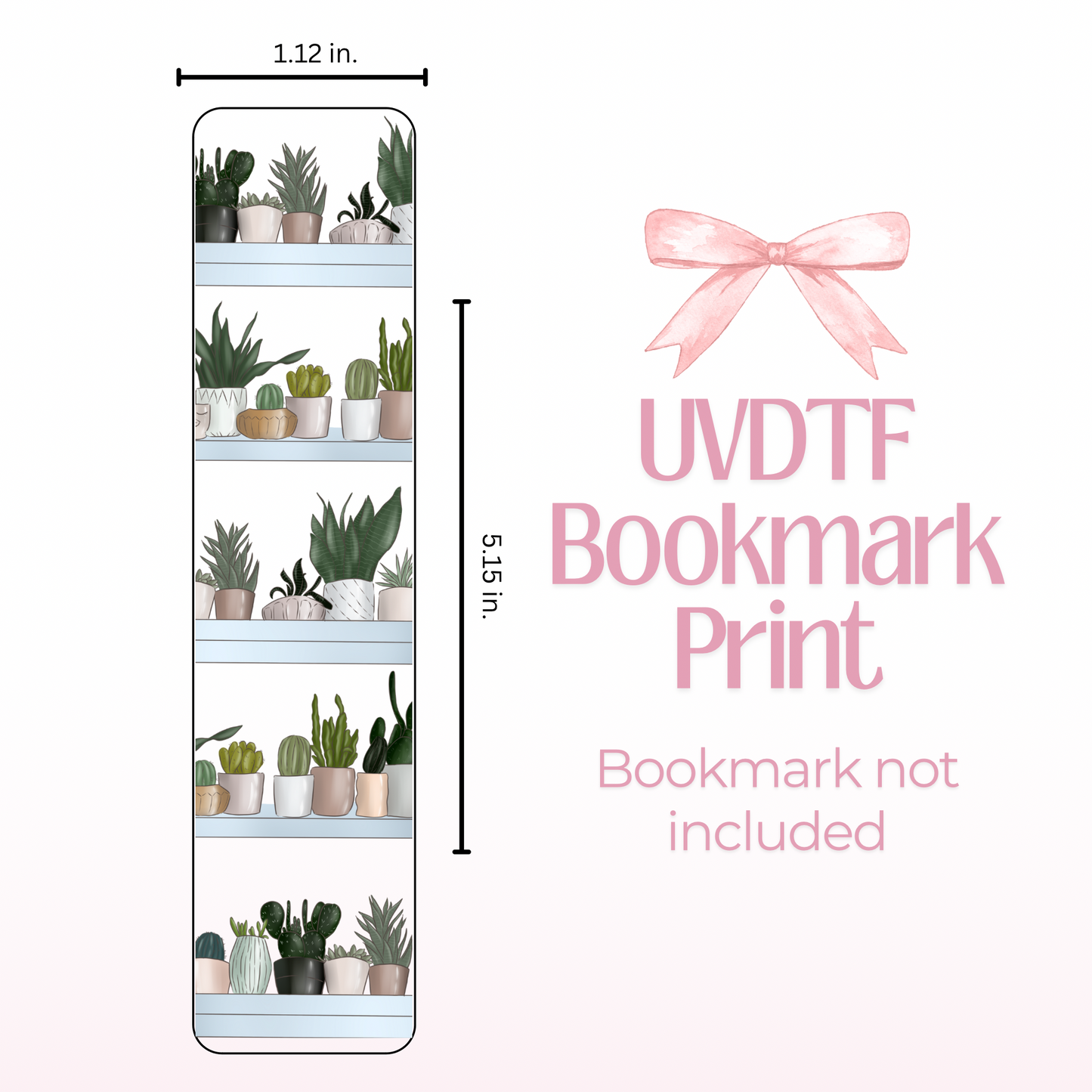 Plants Double Sided Bookmark