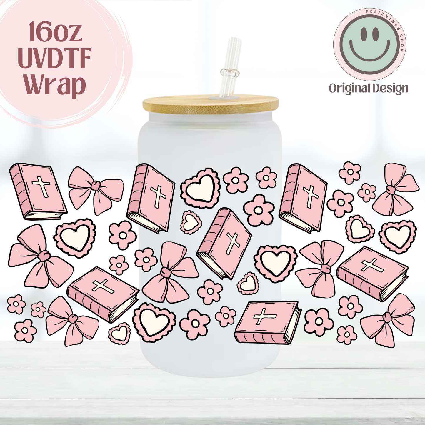 Bible 16oz UVDTF Cup Wrap