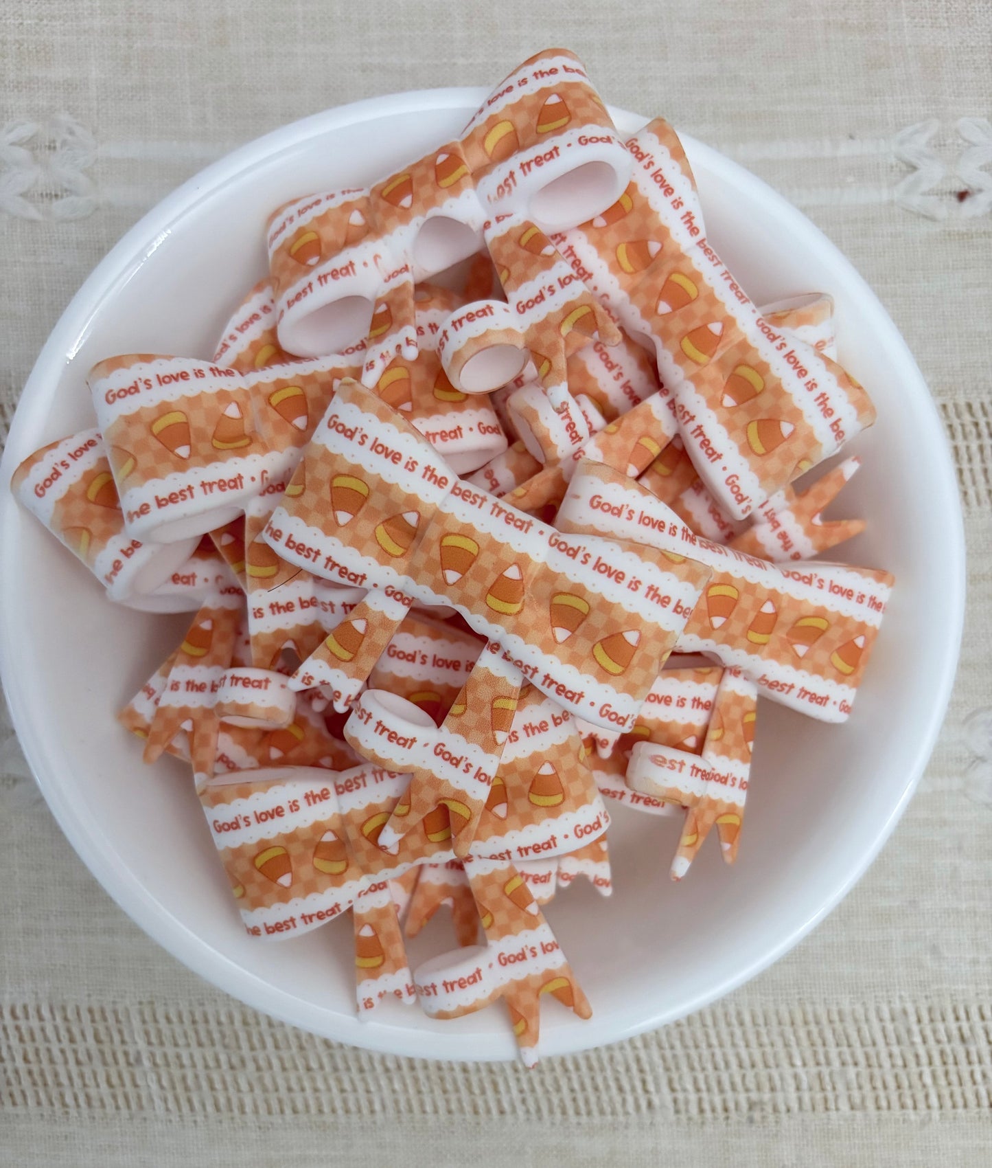 God's Love is the best treat Silicone Straw Topper