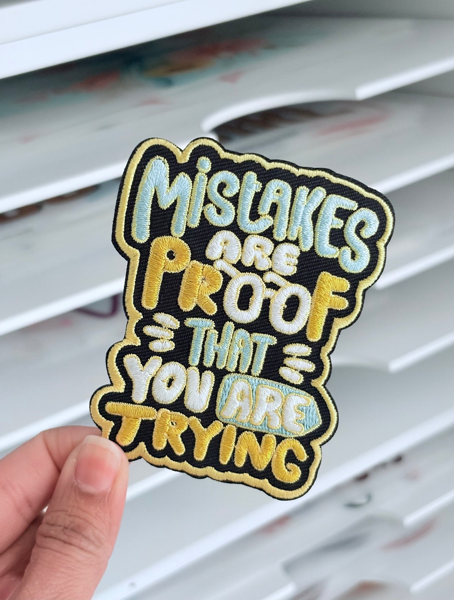 Mistakes are Proof Small Patch
