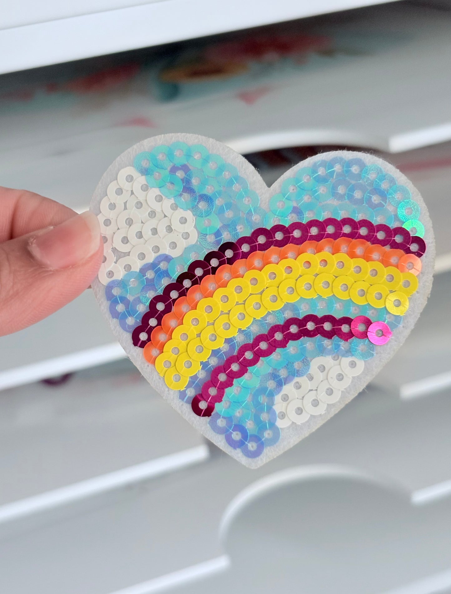 Rainbow Heart Small Patch