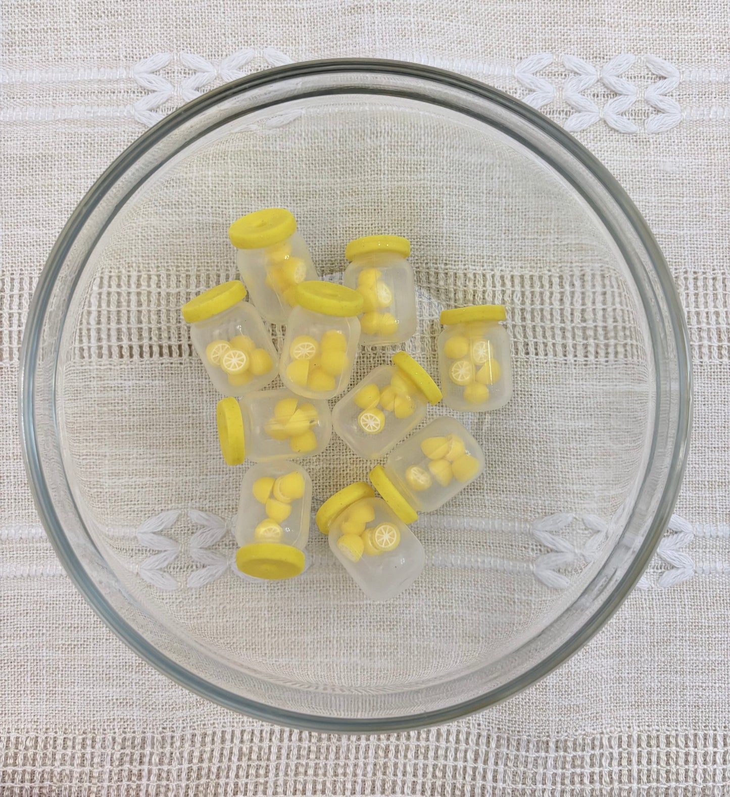 Lemon Jar Focal Bead