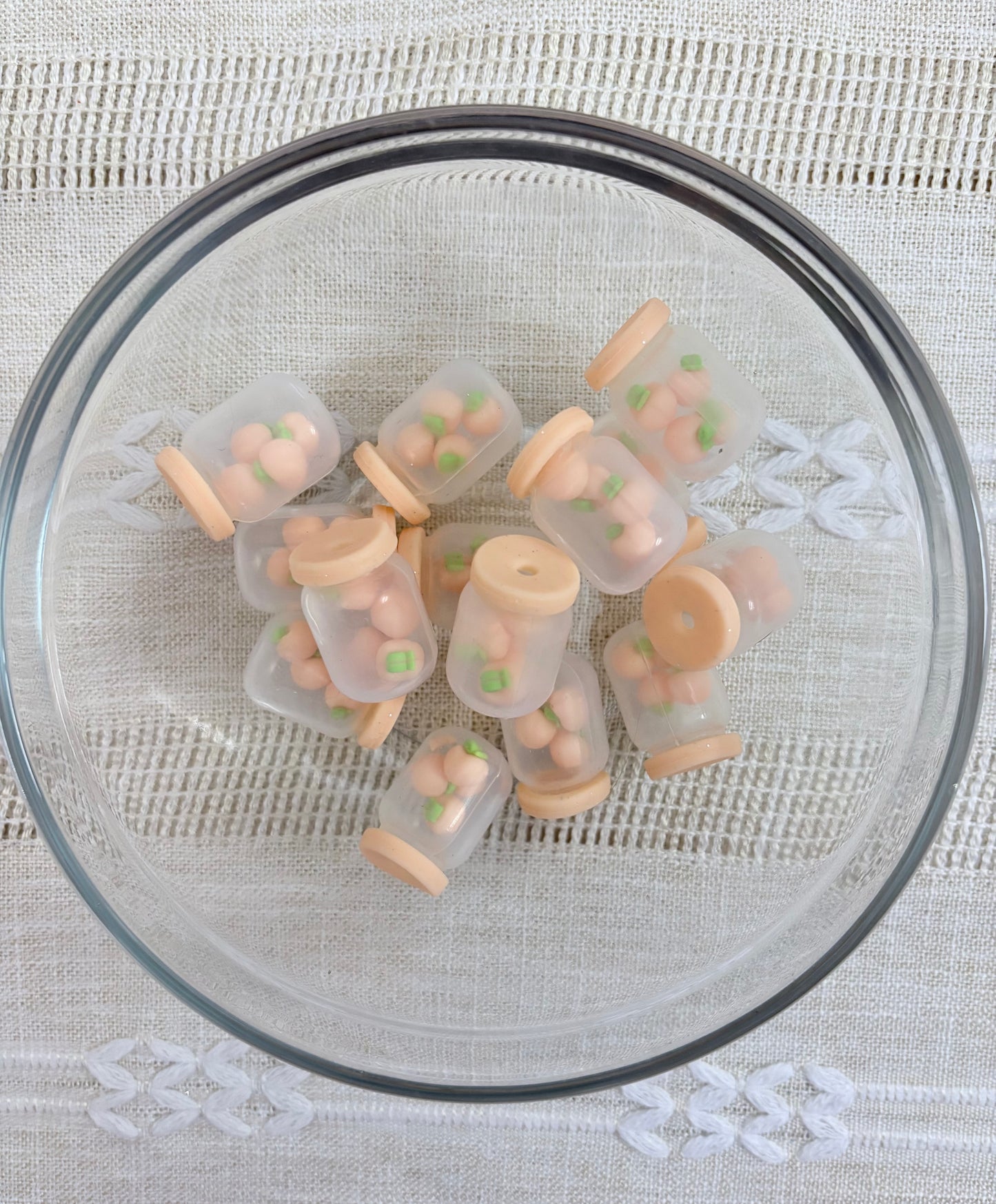 Peaches Jar Focal Bead