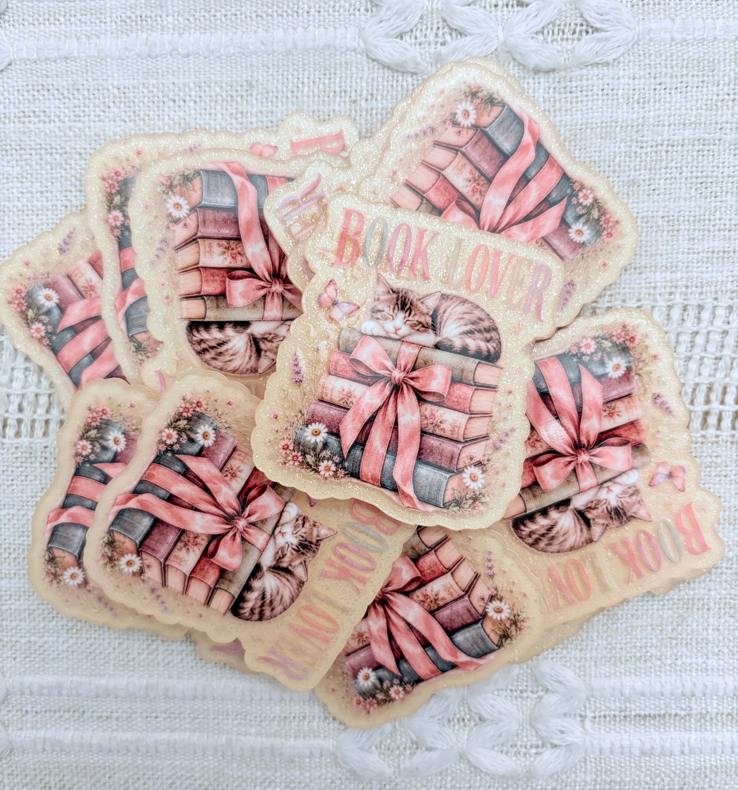 Book Lover Acrylic Flatback