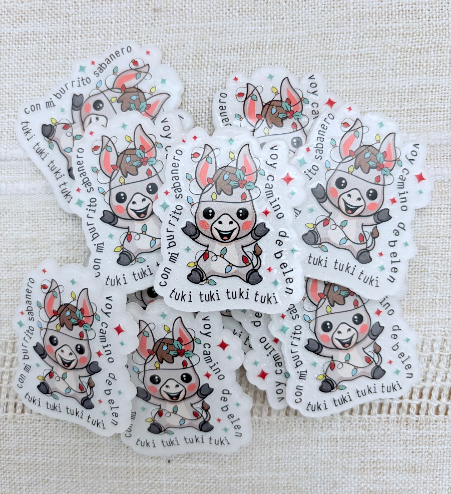 Con mi Burrito Acrylic Flatback