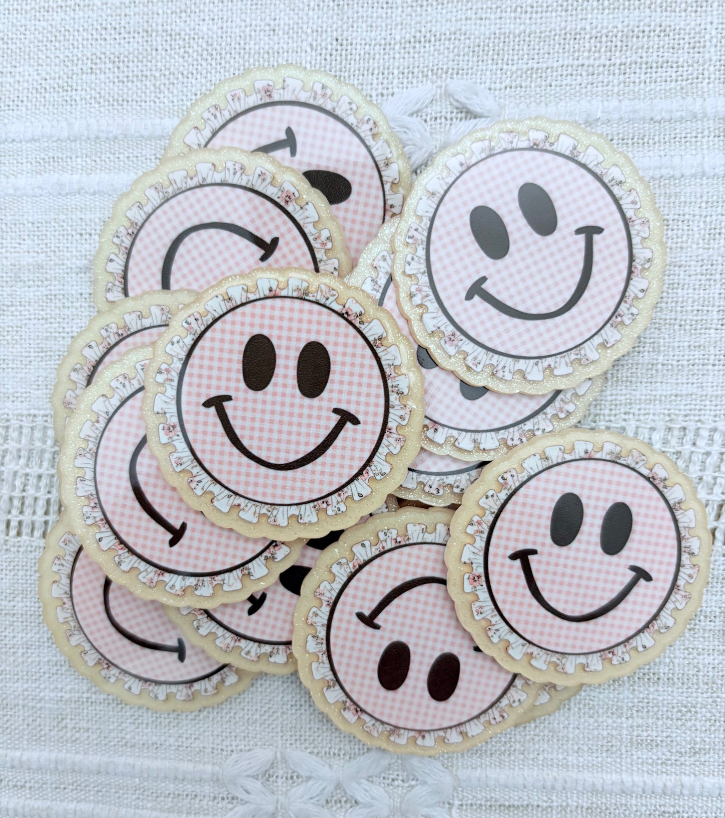Smiley Acrylic Flatback