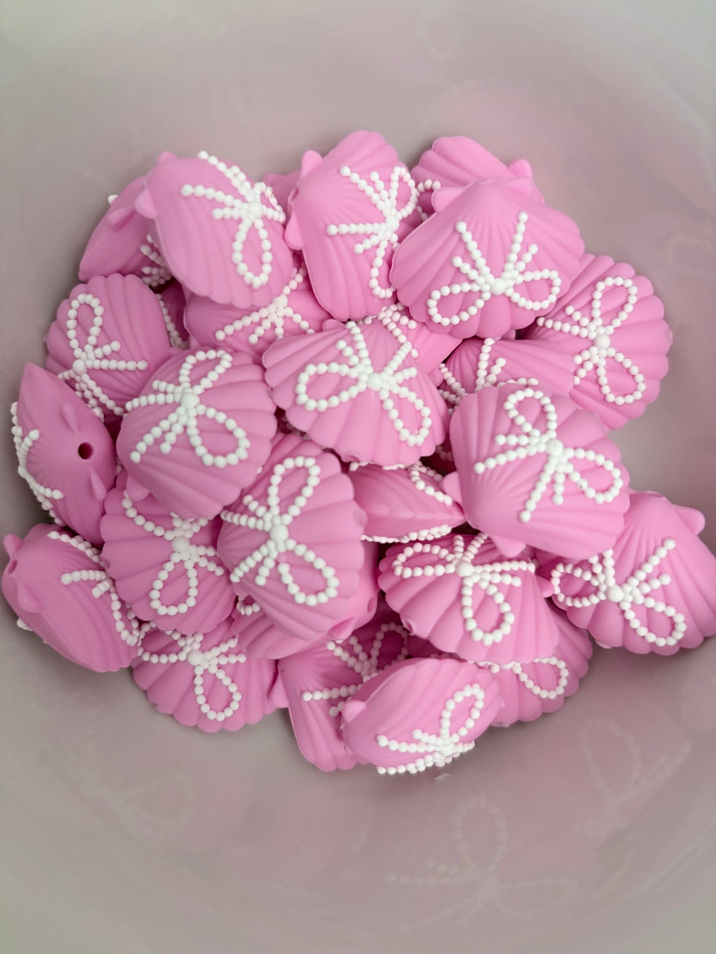 Pink Shell Focal Bead