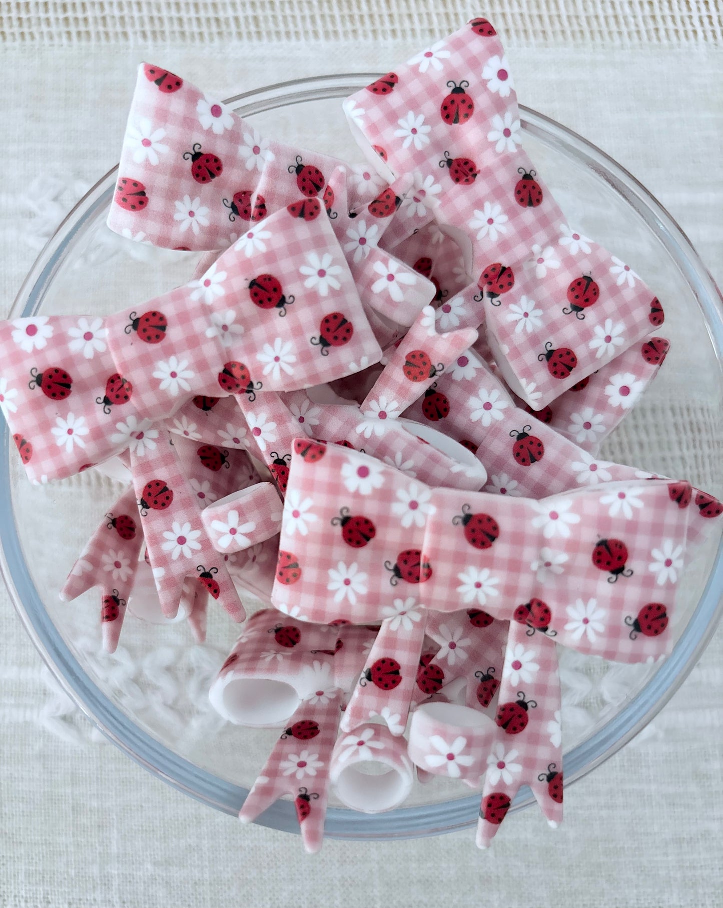 Ladybug Silicone Straw Topper