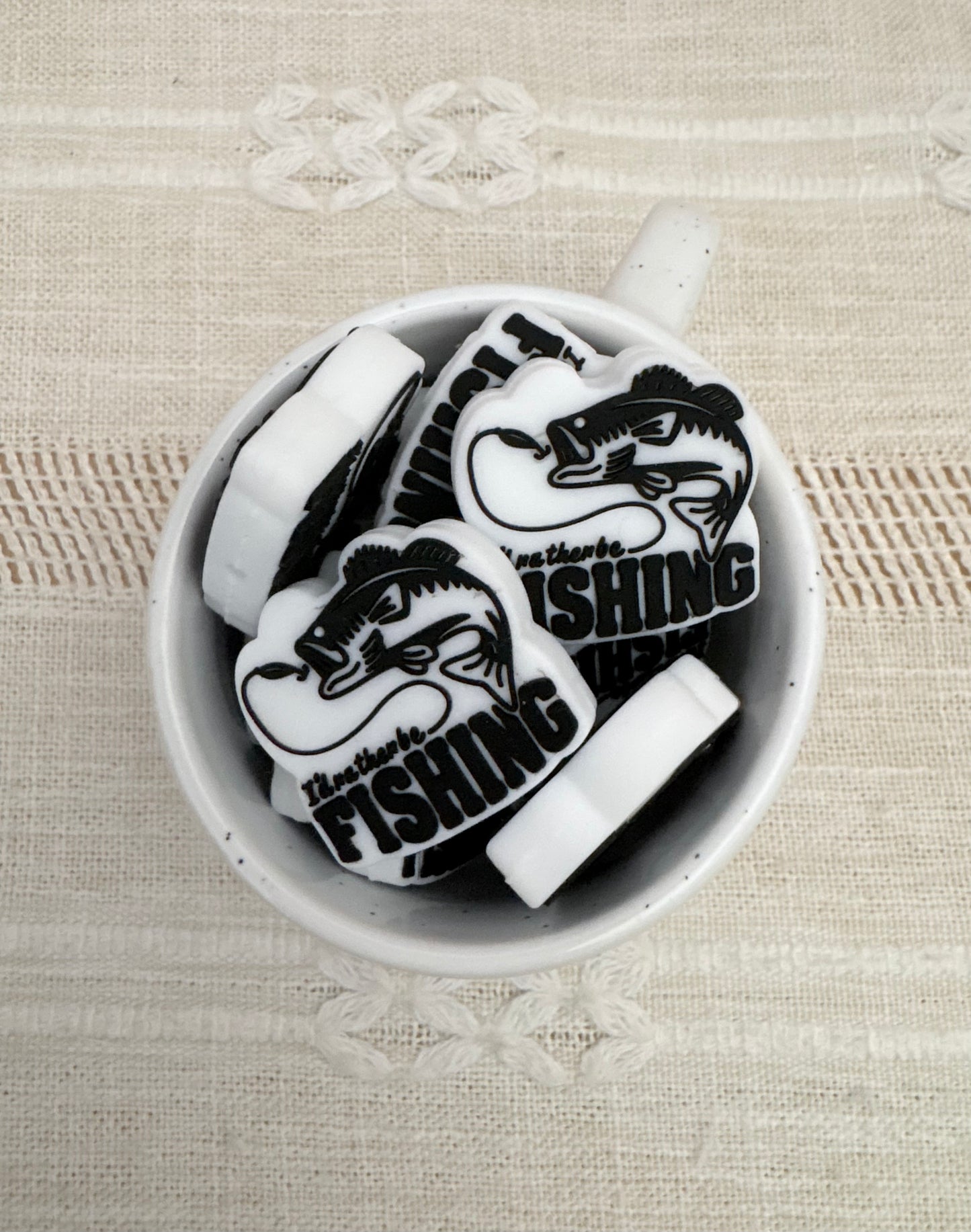 Rather be Fishing Focal Bead