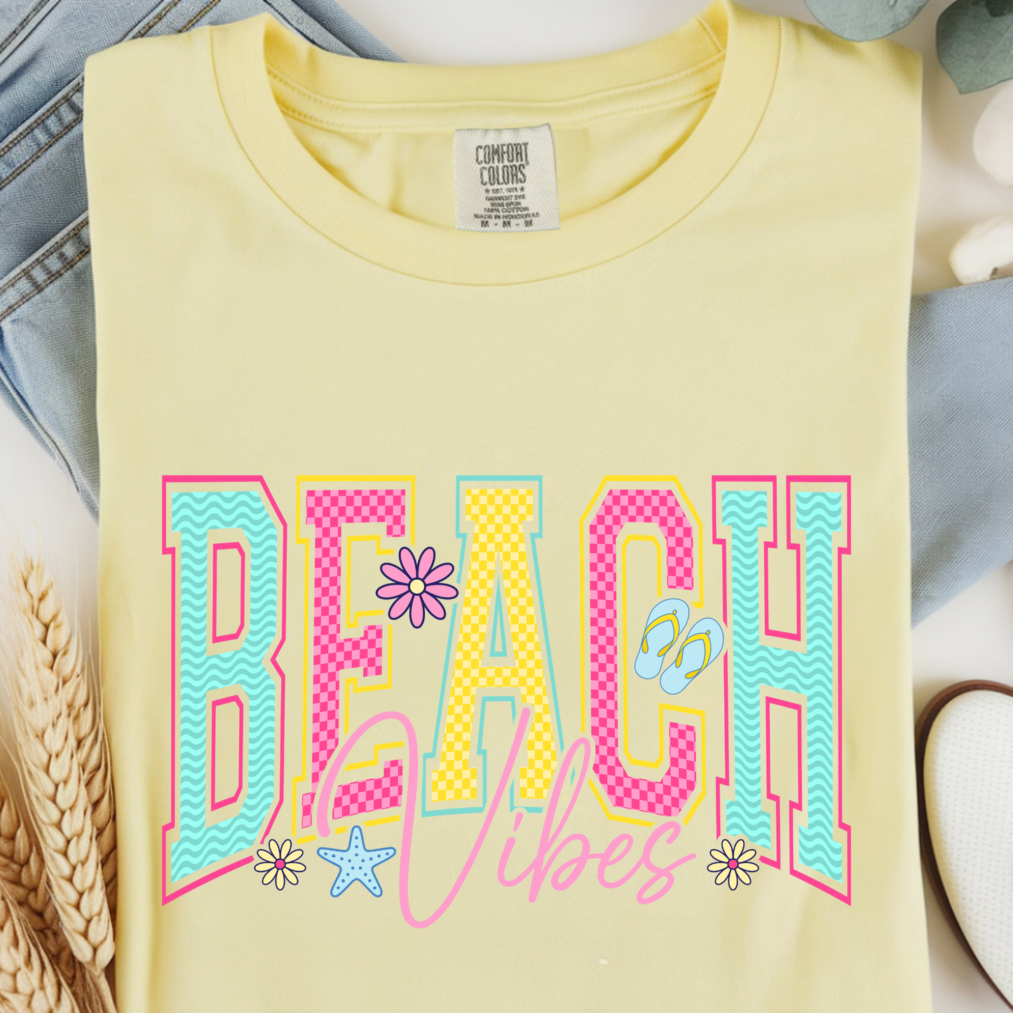 Beach Vibes DTF Print