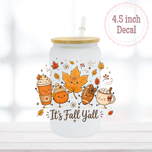 It's Fall Ya'll UVDTF Decal