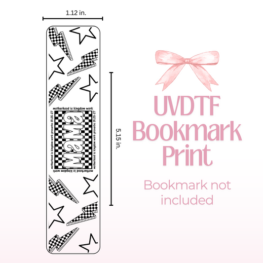 Mama Kingdom Work Double Sided Bookmark