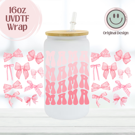 Coquette Mama 16oz UVDTF Cup Wrap