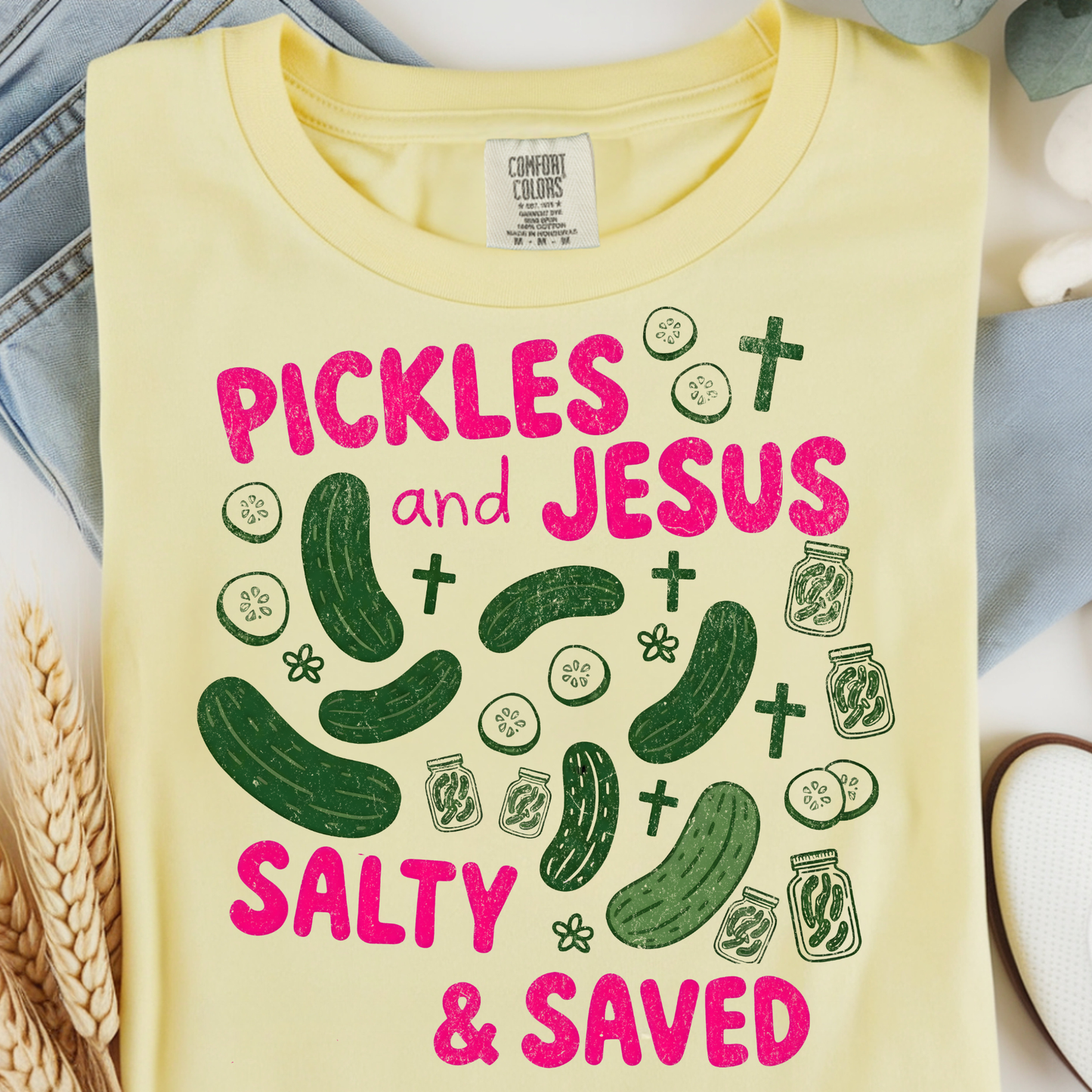 Pickles & Jesus DTF Print