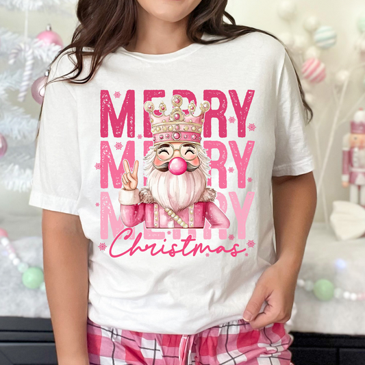 Pink Nutcracker DTF Print
