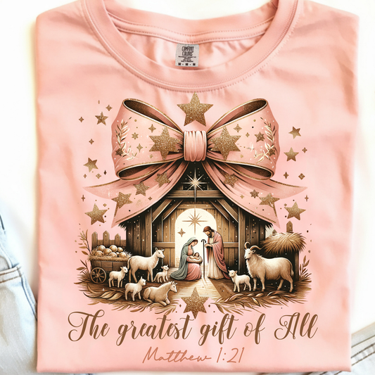The Greatest Gift of All DTF Print