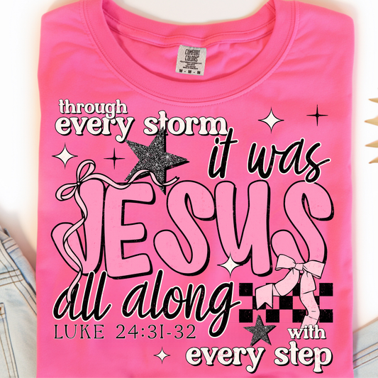 It was Jesus DTF Print