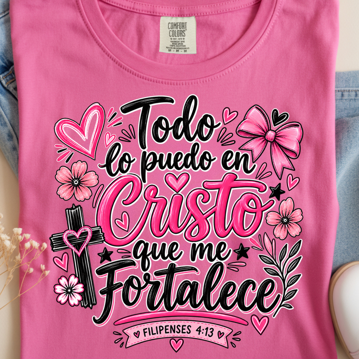 Todo lo Puedo en Cristo DTF Print