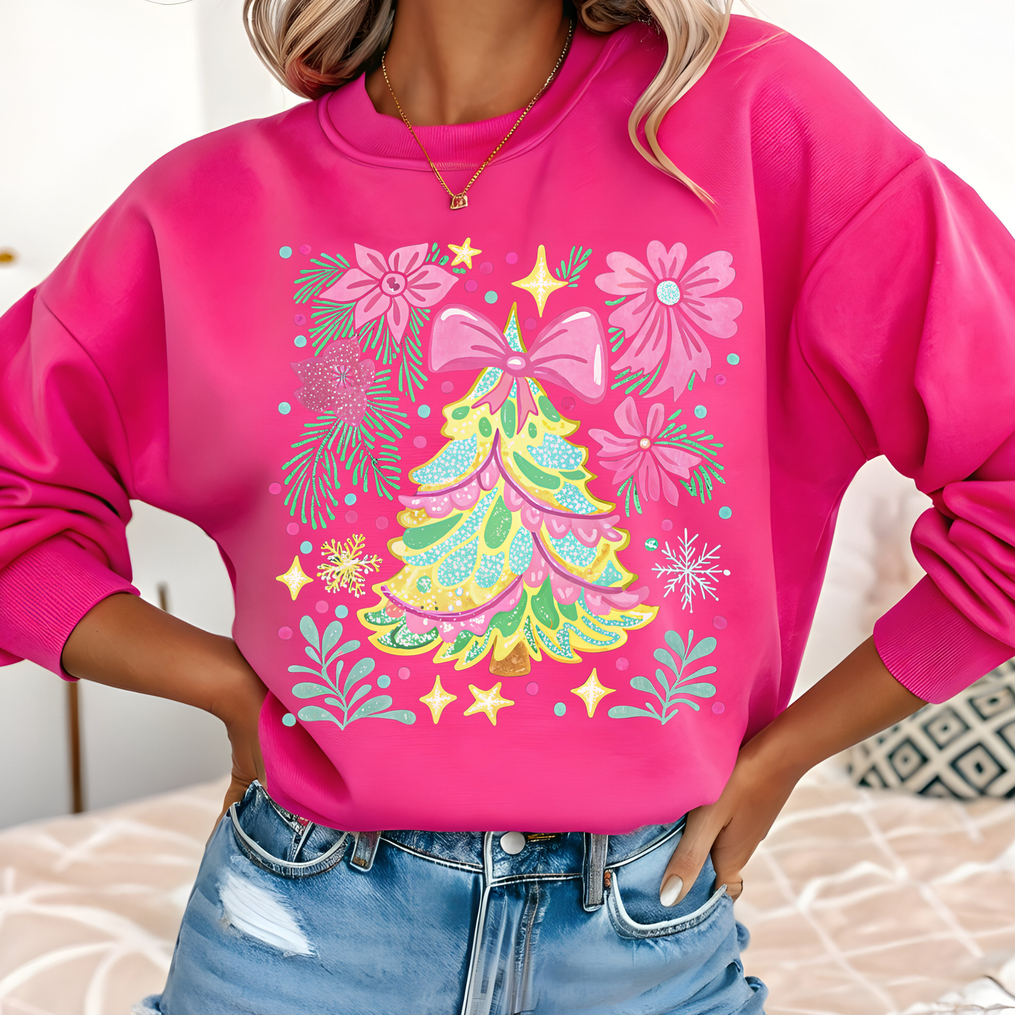 Pastel Tree DTF Print