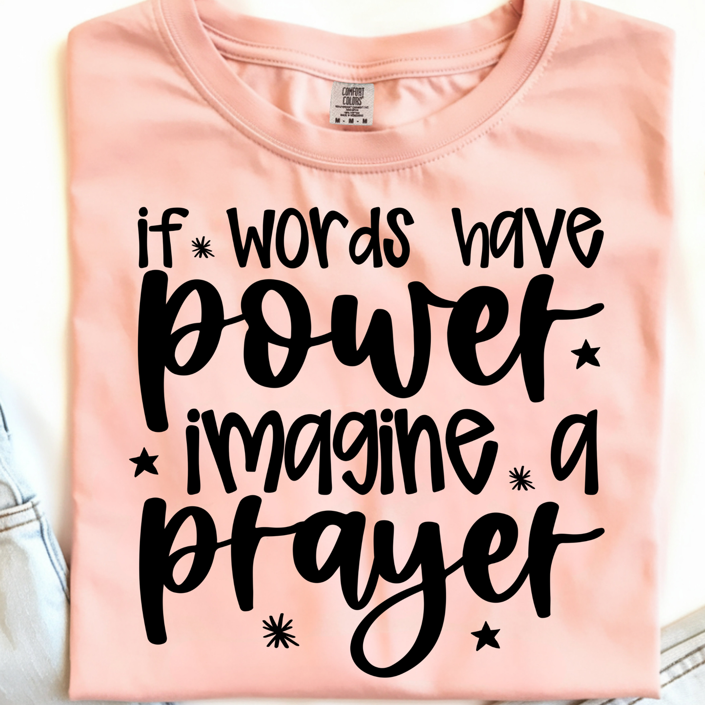 Poor of Prayer DTF Print
