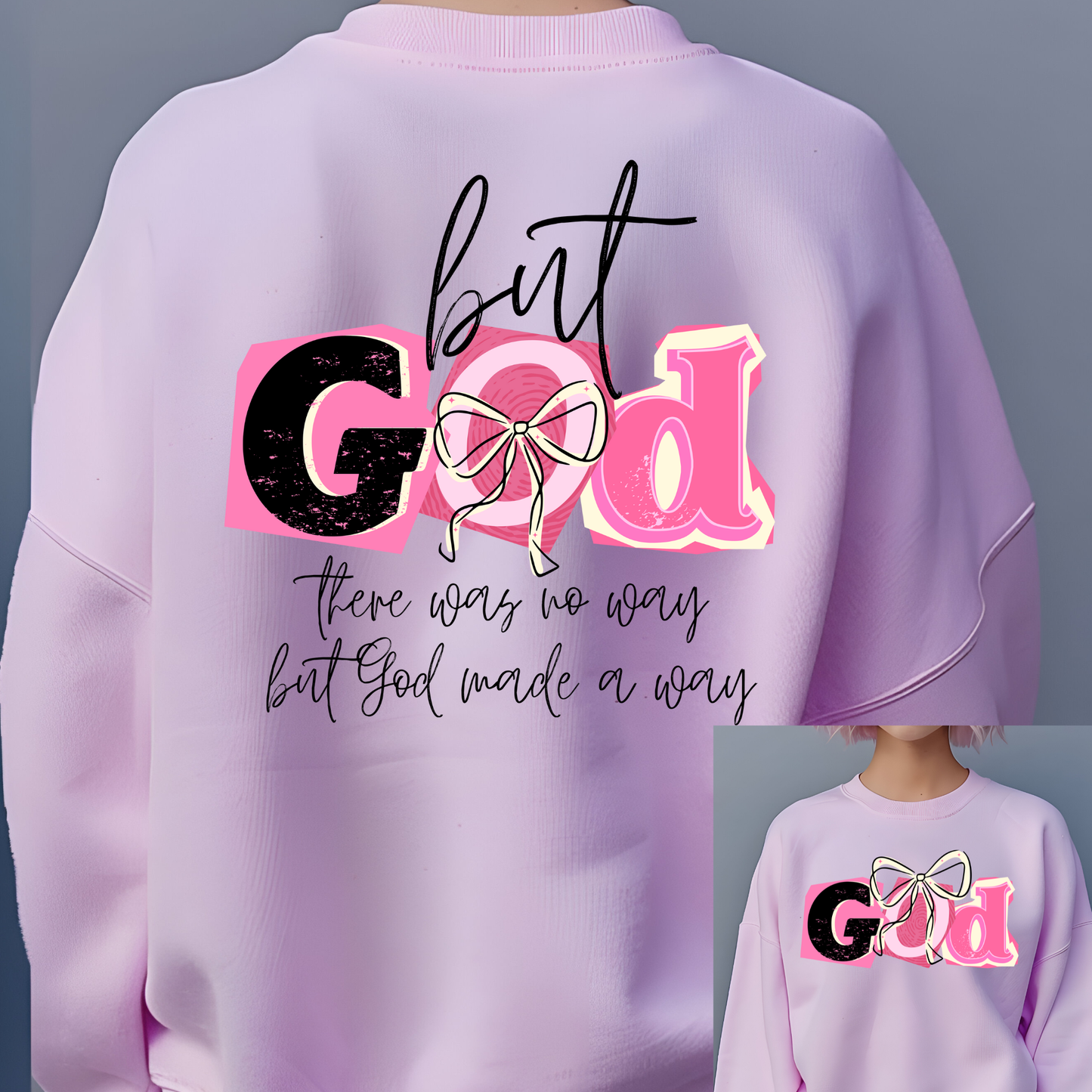 But God DTF Front and Back Prints