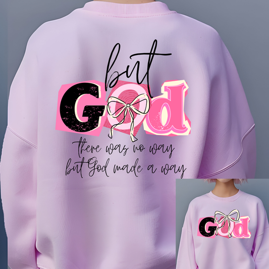But God DTF Front and Back Prints