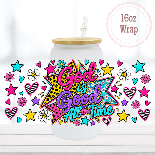 God is Good 16oz UVDTF Cup Wrap