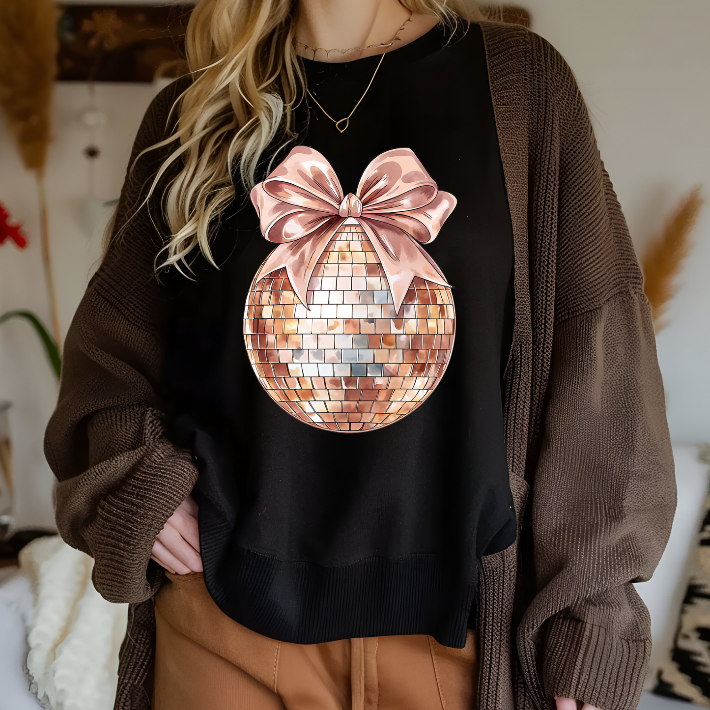 Disco Ball DTF Print