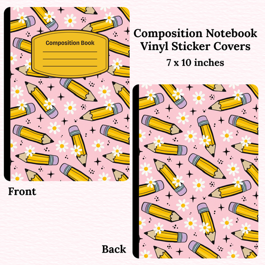 Pencils Composition Notebook Vinyl Cover